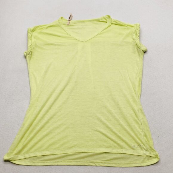 Calvin Klein Performance Tank Top Pullover Shirt Mens Size Extra Small XS Yellow - Picture 2 of 8